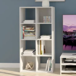 Regały Na Książki|Regały Dla Dzieci>INTER MEBLE wysoki regał 61 cm do salonu z półkami CORTA czarny