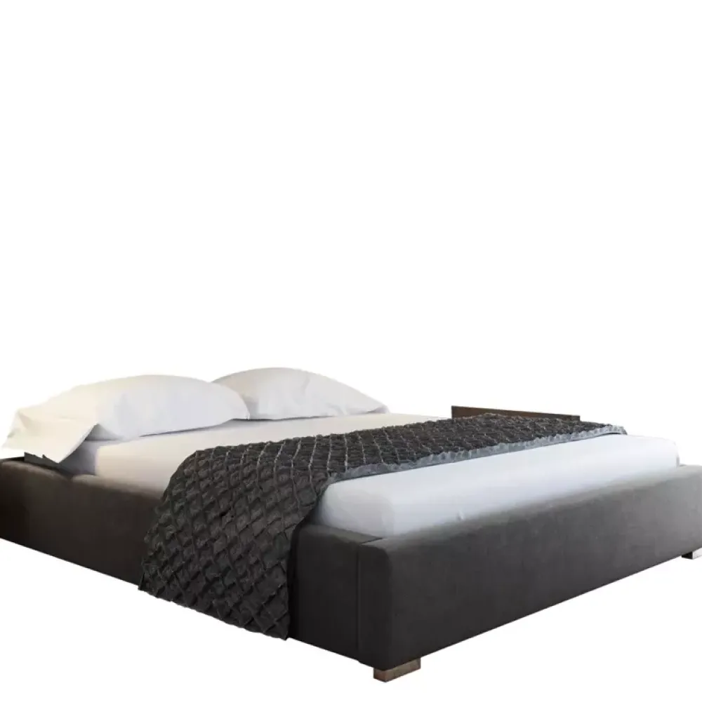 Łóżka Młodzieżowe|Łóżka Dwuosobowe>Gruszka Czerwone łóżko tapicerowane 140x200 PARYŻ