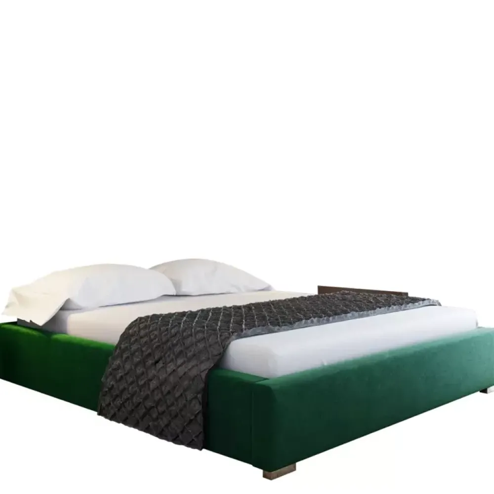 Łóżka Młodzieżowe|Łóżka Dwuosobowe>Gruszka Czerwone łóżko tapicerowane 140x200 PARYŻ