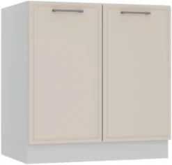 Meble Kuchenne|Szafki>Stolkar Dolna nowoczesna dwudrzwiowa szafka kuchenna 80 cm BRIT