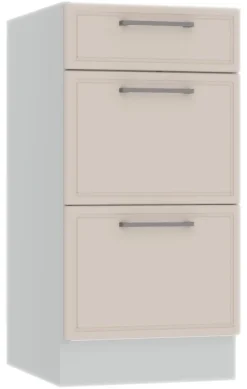 Meble Kuchenne|Szafki>Stolkar Dolna szafka kuchenna 40 cm z szufladami BRIT cichy domyk