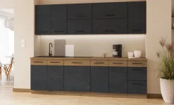 Meble Kuchenne>Lempert Dolna szafka kuchenna narożna 90x90 cm VIKI ciemne drewno