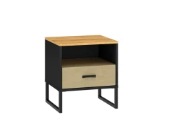 Zestawy Mebli Młodzieżowych>ML Meble Drewniana szafka nocna do pokoju młodzieżowego COLT