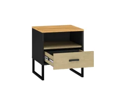 Zestawy Mebli Młodzieżowych>ML Meble Drewniana szafka nocna do pokoju młodzieżowego COLT