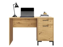 Biurka|Zestawy Mebli Do Salonu></noscript>ML Meble Drewniane biurko 120x51 cm NEVIO dąb artisan