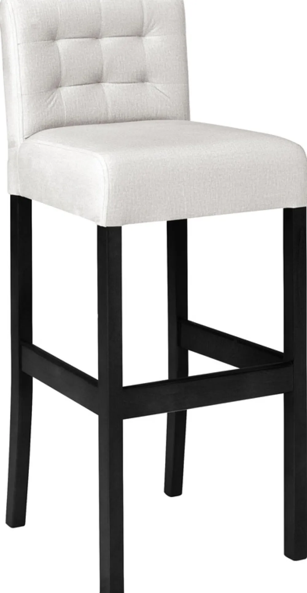 Hokery>Meblomal Drewniany hoker do kuchni z tapicerowanym siedziskiem oraz oparciem HANDY