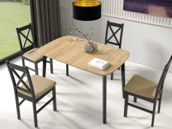 Stoły Rozkładane></noscript>Meblomal Drewniany stół rozkładany do jadalni DARK