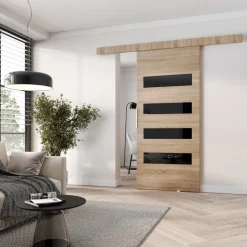 Drzwi Przesuwne>przesuwne.com Drzwi przesuwne 100 sonoma FELIX dąb sonoma