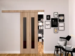 Drzwi Przesuwne>przesuwne.com Drzwi przesuwne 90 sonoma HERMAN dąb sonoma