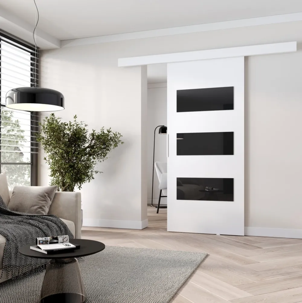 Drzwi Przesuwne>przesuwne.com Drzwi przesuwne białe 80 ALEX biały