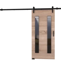 Drzwi Przesuwne>przesuwne.com Drzwi przesuwne do garderoby 70 cm AREZO dąb sonoma