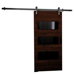 Drzwi Przesuwne>przesuwne.com Drzwi przesuwne do garderoby 90 cm VITRE wenge