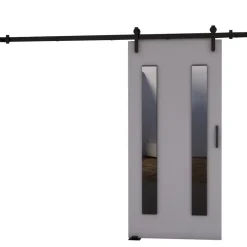 Drzwi Przesuwne>przesuwne.com Drzwi przesuwne do garderoby 90 cm AREZO szary