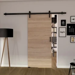 Drzwi Przesuwne>przesuwne.com Drzwi przesuwne do pokoju 80 cm ANZIO dąb sonoma