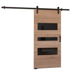 Drzwi Przesuwne>przesuwne.com Drzwi przesuwne naścienne 90 cm VASTO dąb sonoma