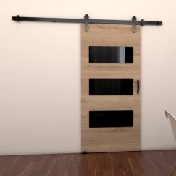 Drzwi Przesuwne>przesuwne.com Drzwi przesuwne naścienne 70 cm VITRE dąb sonoma