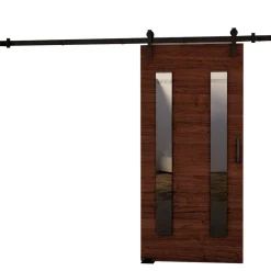 Drzwi Przesuwne>przesuwne.com Drzwi przesuwne naścienne 90 cm AREZO wenge