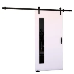 Drzwi Przesuwne>przesuwne.com Drzwi przesuwne naścienne do garderoby 70 cm PASCO biały