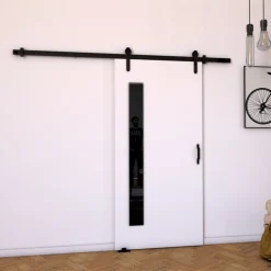 Drzwi Przesuwne>przesuwne.com Drzwi przesuwne naścienne do garderoby 70 cm PASCO biały