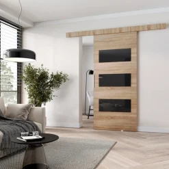 Drzwi Przesuwne>przesuwne.com Drzwi przesuwne sonoma 100 ALEX dąb sonoma