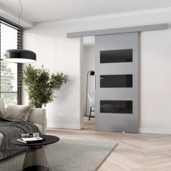 Drzwi Przesuwne>przesuwne.com Drzwi przesuwne szare 80 ALEX szary