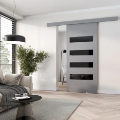 Drzwi Przesuwne>przesuwne.com Drzwi szare przesuwne 90 FELIX szary