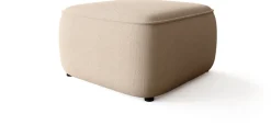Meble Dla Dzieci|Pufy></noscript>BROMARKT Duża beżowa pufa do nowoczesnego salonu CARMELLO