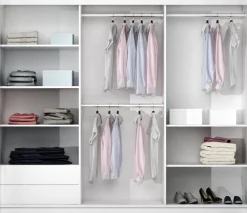 Szafy Dwudrzwiowe|Szafy Z Lustrem>Stolar Duża biała dwudrzwiowa szafa przesuwna z lustrem 250 cm VASCO biały