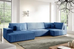 Narożniki>BROMARKT Duża kanapa narożna do salonu z funkcją spania w kształcie U PABLO MAXI