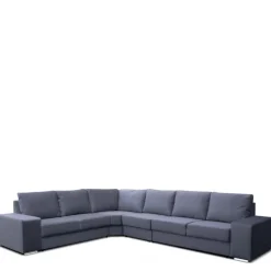 Narożniki>NEXT COLLECTION Duża kanapa narożna LETO metalowe nóżki