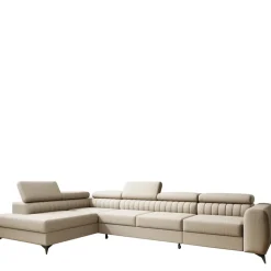 Narożniki>NEXT COLLECTION Duża kanapa rogowa z regulowanymi zagłówkami PAULLETTO