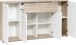 Zestawy Mebli Do Przedpokoju|Komody></noscript>Meblohand Duża komoda 160 cm z szufladami pod telewizor JOVITA