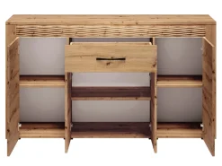 Zestawy Mebli Do Salonu|Komody></noscript>ML Meble Duża komoda czterodrzwiowa z szufladą 165 cm ARTIS