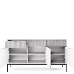 Komody>PIASKI Duża komoda szara AVANTI szary