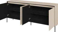 Zestawy Mebli Do Salonu|Komody>lenart. Duża komoda z frezowanymi frontami do salonu TREND