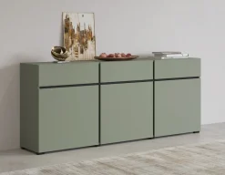 Zestawy Mebli Do Sypialni|Komody></noscript>Helvetia Duża komoda z szufladami nowoczesna do salonu 180 cm CROSS