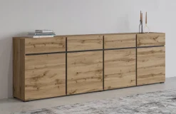 Zestawy Mebli Do Sypialni|Komody></noscript>Helvetia Duża komoda z szufladami nowoczesna do salonu 225 cm CROSS