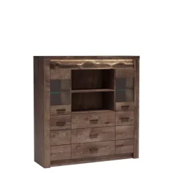 Zestawy Mebli Do Sypialni|Zestawy Mebli Do Salonu></noscript>JARSTOL Duża komoda z witryną INELI