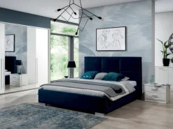 Szafy Młodzieżowe|Szafy Otwierane></noscript>Stolar Duża nowoczesna szafa z lustrem 255 cm do sypialni BRAND lawa