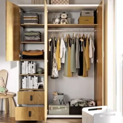 Meble Dla Dzieci|Meble Młodzieżowe></noscript>lenart. Duża szafa do pokoju dziecięcego 150 cm półki szuflady SIMI