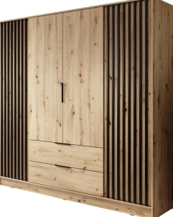 Meble Młodzieżowe|Zestawy Mebli Do Przedpokoju>PIASKI Duża szafa na ubrania KELLY