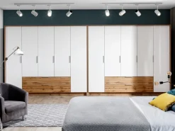 Meble Młodzieżowe|Zestawy Mebli Do Przedpokoju></noscript>Stolar Duża szafa pięciodrzwiowa z półkami i szufladami 255 cm VELAR