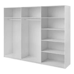 Zestawy Mebli Do Przedpokoju|Szafy Dwudrzwiowe>Helvetia Duża szafa przesuwna 270 cm bez lustra GALACTIC