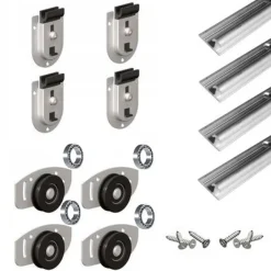 Zestawy Mebli Do Przedpokoju|Szafy Trzydrzwiowe></noscript>Meblohand Duża szafa przesuwna z lustrem i szufladami PORTO dąb sonoma