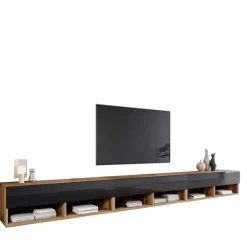 Szafki Rtv>BRATEX Duża szafka RTV uniwersalna 300 cm AROMA