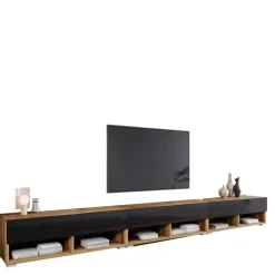 Szafki Rtv></noscript>BRATEX Duża szafka RTV uniwersalna 300 cm AROMA