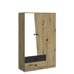 Zestawy Mebli Młodzieżowych|Szafy Trzydrzwiowe>DOMEL Duża trzydrzwiowa szafa młodzieżowa MONACO