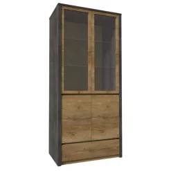 Zestawy Mebli Do Salonu|Witryny>GAŁA MEBLE Duża witryna do nowoczesnego salonu MERIZO