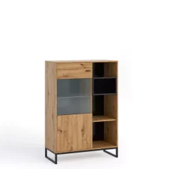 Zestawy Mebli Młodzieżowych|Witryny>GiB Meble Duża witryna do salonu 90 cm OLI