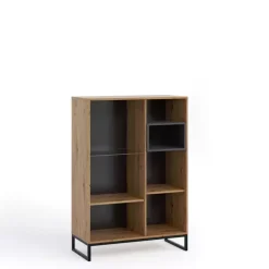 Zestawy Mebli Młodzieżowych|Witryny>GiB Meble Duża witryna do salonu 90 cm OLI